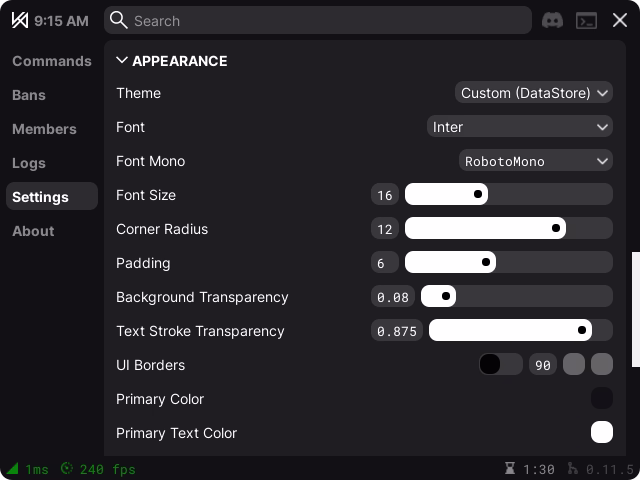 Modern UI